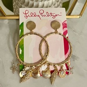 Gold Lilly Pulitzer Earrings